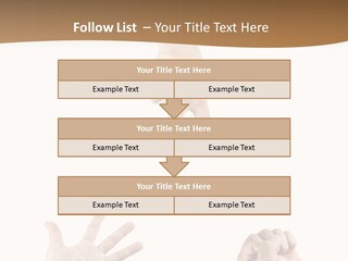 Sign Symbol Hand Sign PowerPoint Template