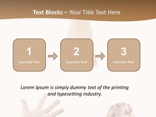 Sign Symbol Hand Sign PowerPoint Template
