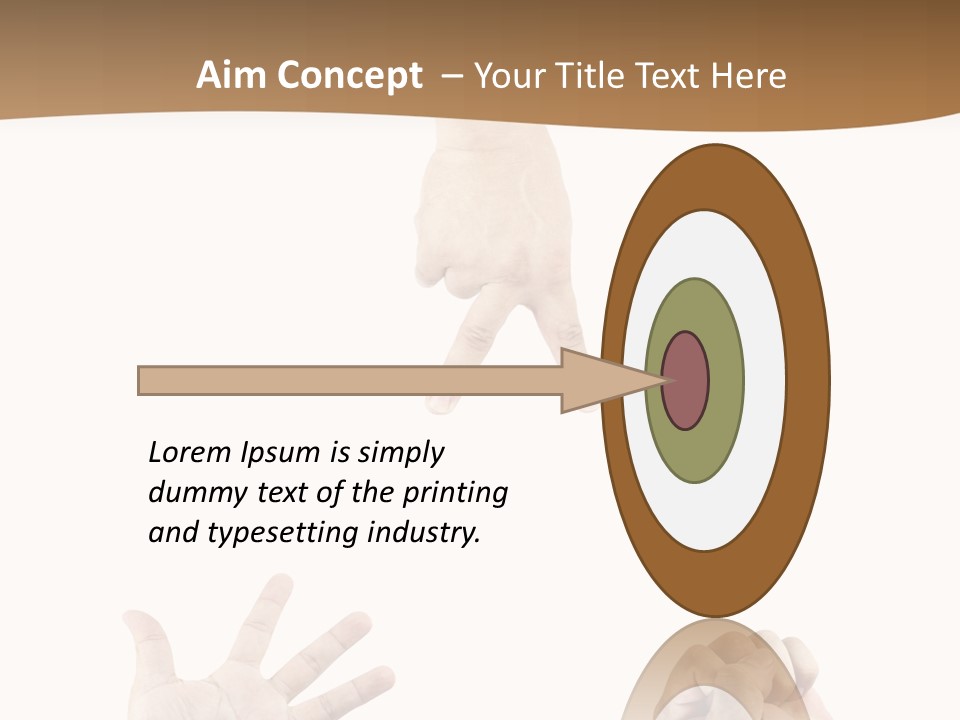 Sign Symbol Hand Sign PowerPoint Template