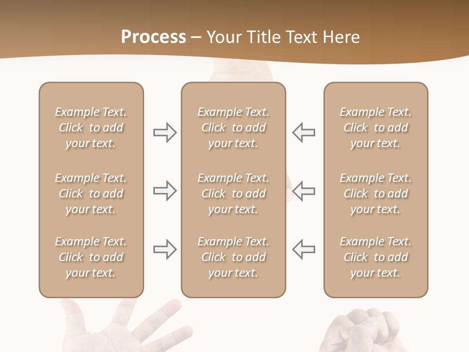 Sign Symbol Hand Sign PowerPoint Template