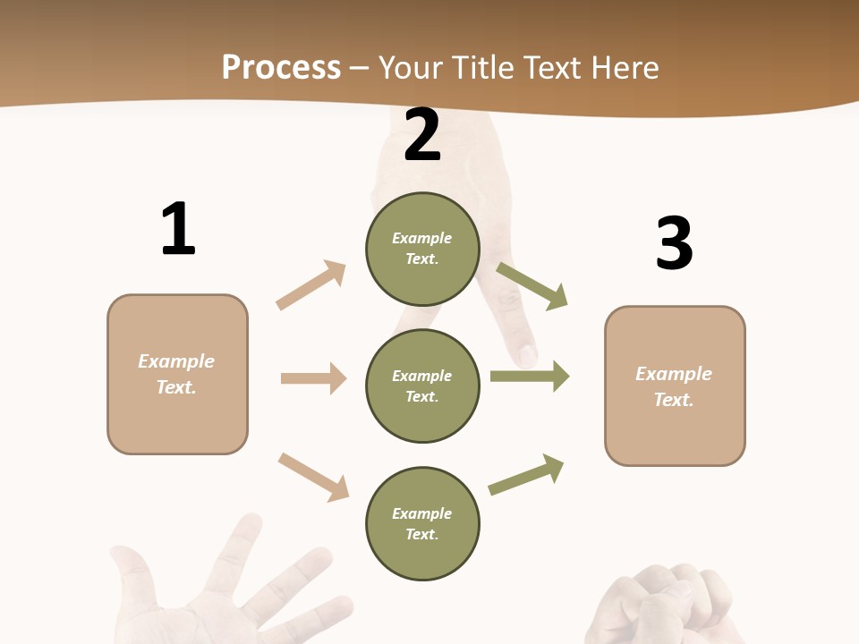 Sign Symbol Hand Sign PowerPoint Template