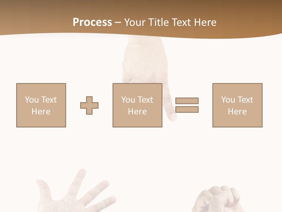 Sign Symbol Hand Sign PowerPoint Template