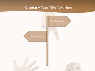 Sign Symbol Hand Sign PowerPoint Template