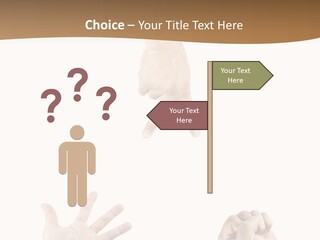 Sign Symbol Hand Sign PowerPoint Template