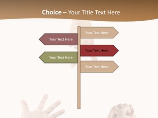 Sign Symbol Hand Sign PowerPoint Template