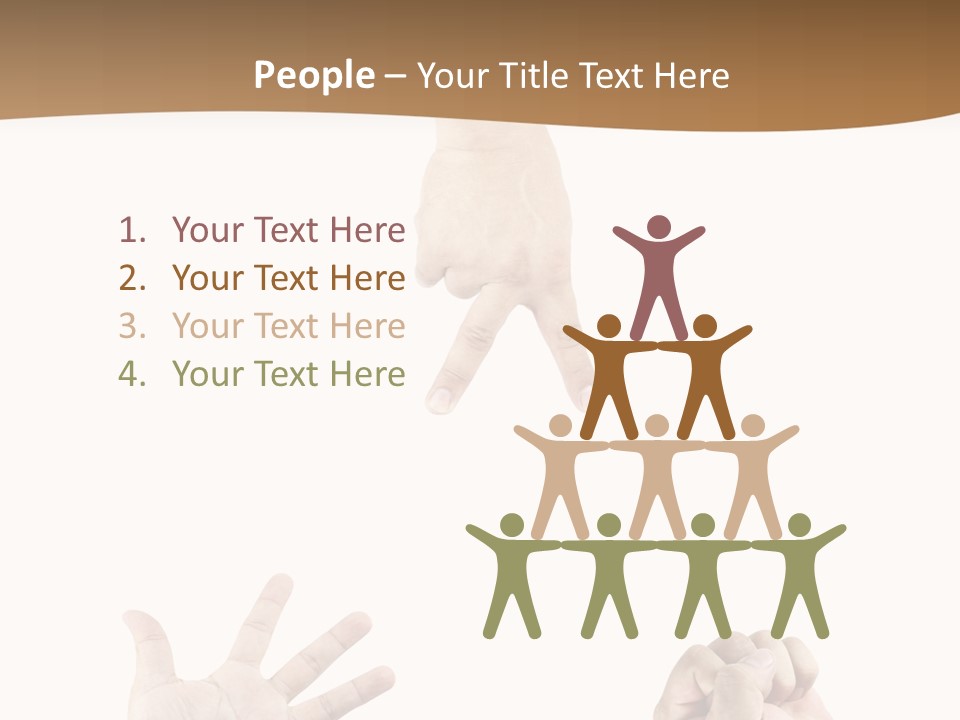 Sign Symbol Hand Sign PowerPoint Template