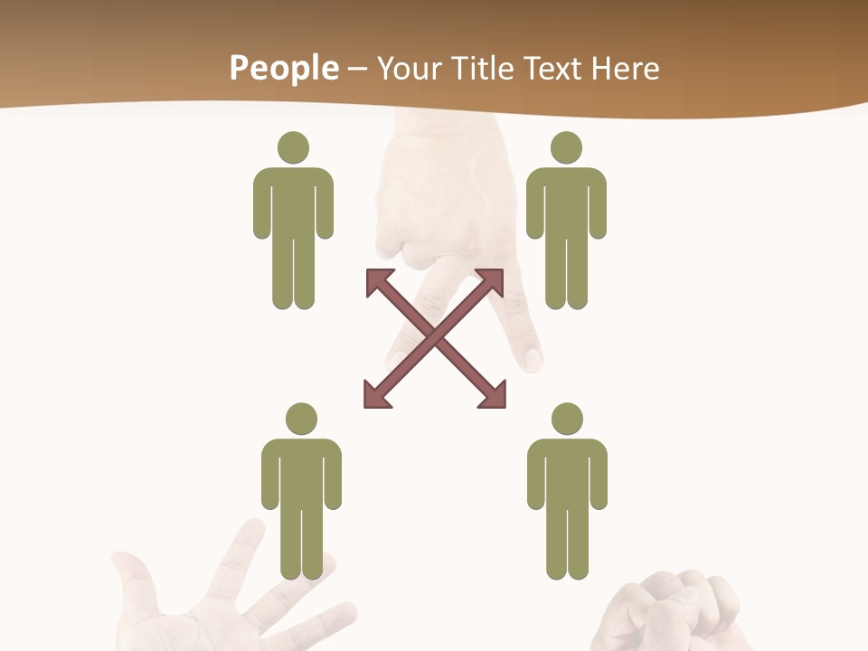 Sign Symbol Hand Sign PowerPoint Template