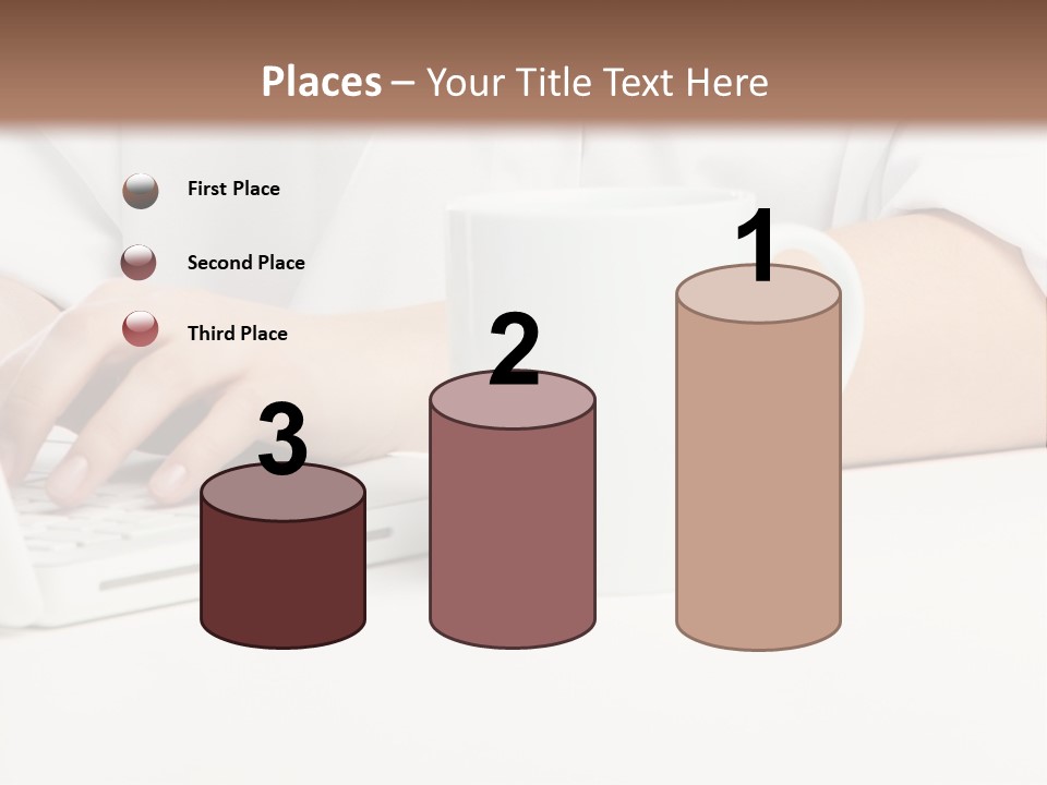 Eyes Laptop Enjoy PowerPoint Template