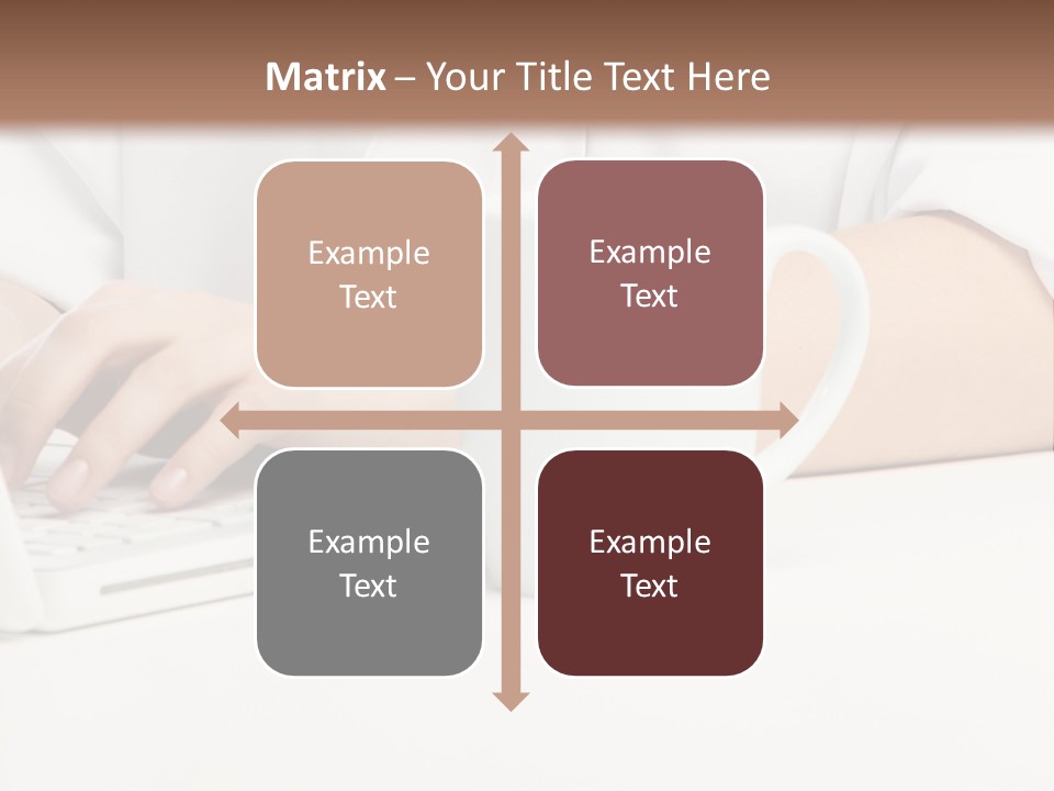 Eyes Laptop Enjoy PowerPoint Template