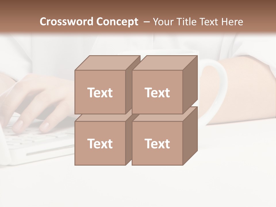 Eyes Laptop Enjoy PowerPoint Template