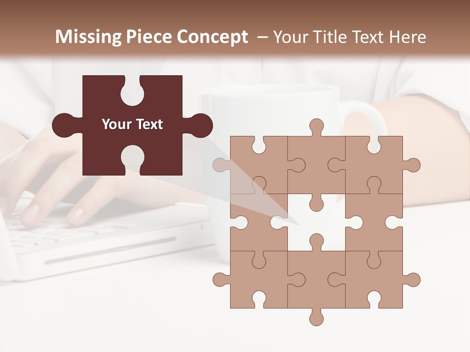 Eyes Laptop Enjoy PowerPoint Template