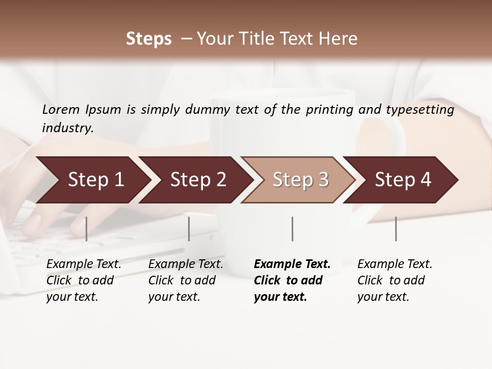 Eyes Laptop Enjoy PowerPoint Template