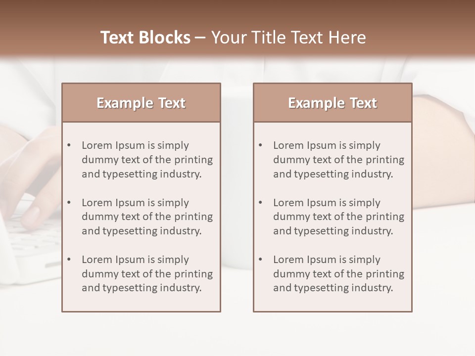 Eyes Laptop Enjoy PowerPoint Template