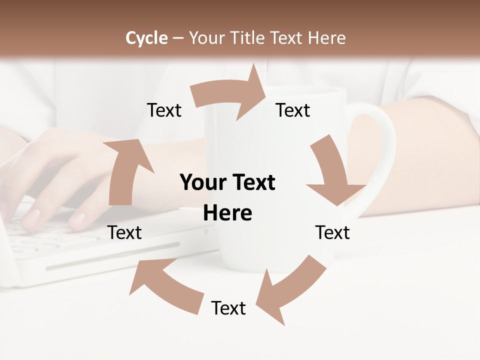 Eyes Laptop Enjoy PowerPoint Template