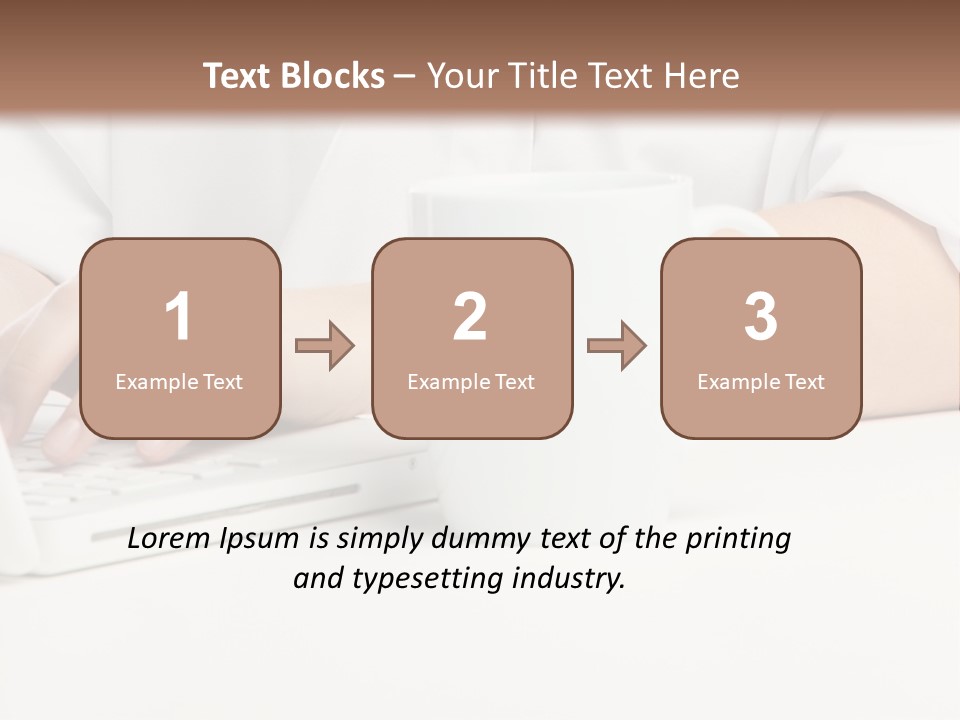 Eyes Laptop Enjoy PowerPoint Template