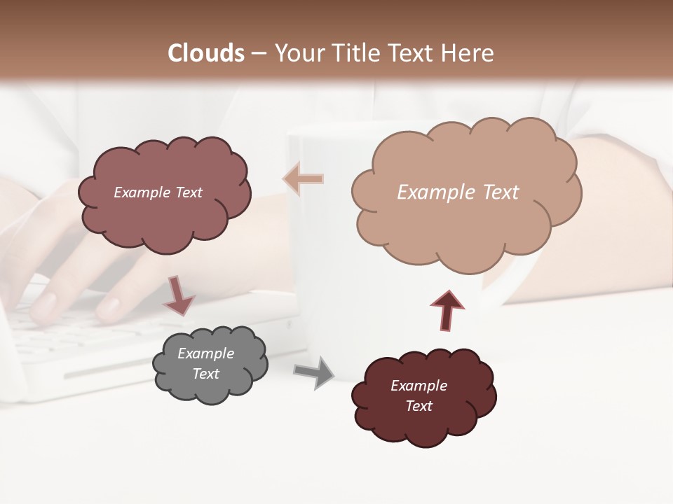 Eyes Laptop Enjoy PowerPoint Template