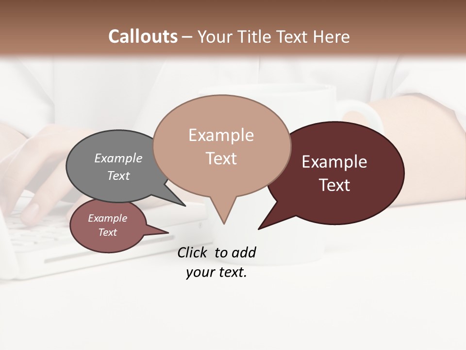 Eyes Laptop Enjoy PowerPoint Template