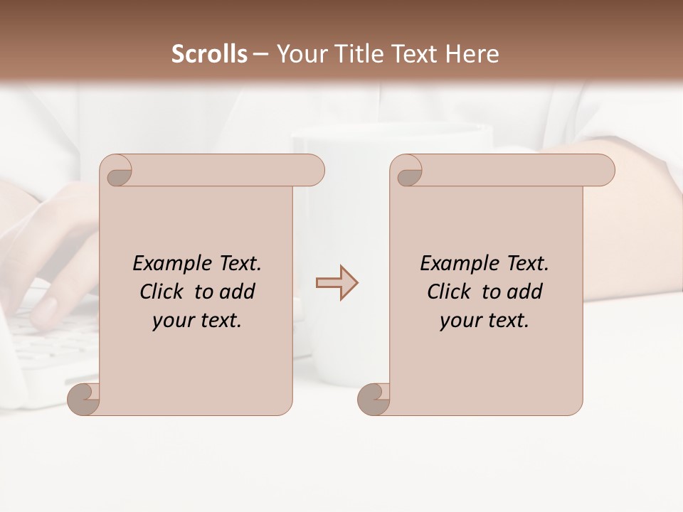 Eyes Laptop Enjoy PowerPoint Template