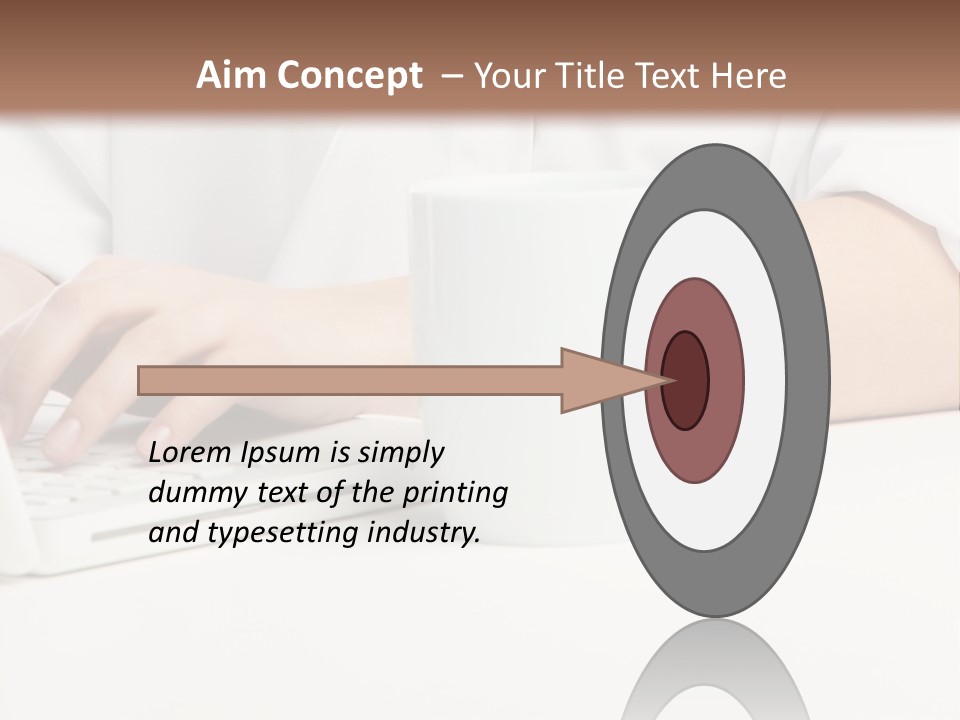 Eyes Laptop Enjoy PowerPoint Template