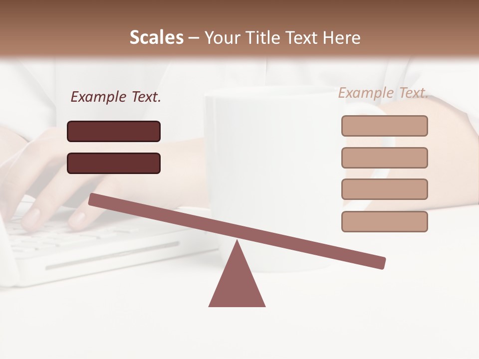 Eyes Laptop Enjoy PowerPoint Template