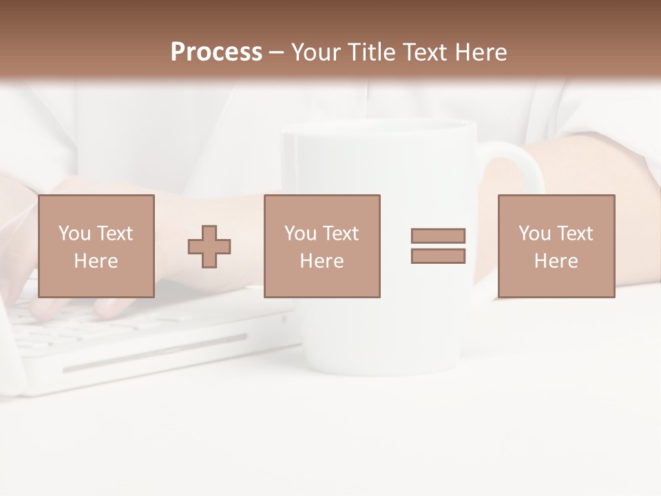 Eyes Laptop Enjoy PowerPoint Template
