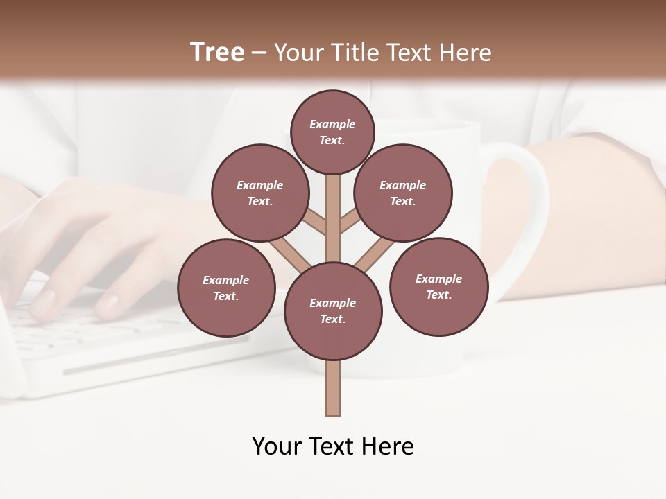 Eyes Laptop Enjoy PowerPoint Template