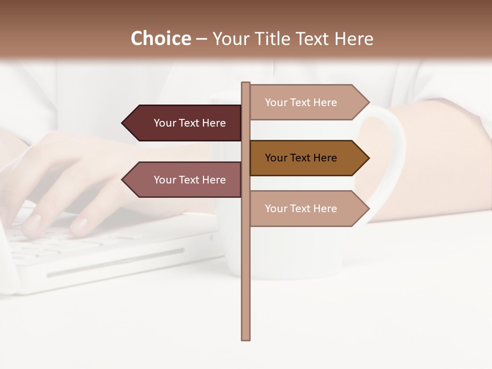 Eyes Laptop Enjoy PowerPoint Template