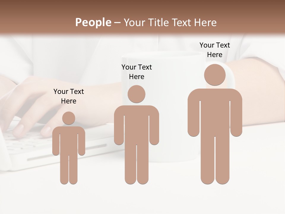 Eyes Laptop Enjoy PowerPoint Template