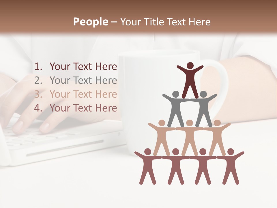 Eyes Laptop Enjoy PowerPoint Template