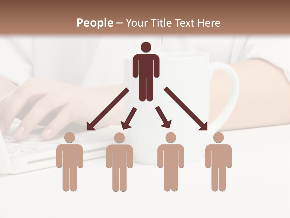 Eyes Laptop Enjoy PowerPoint Template