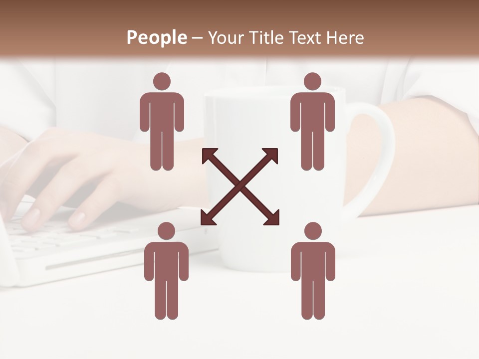 Eyes Laptop Enjoy PowerPoint Template