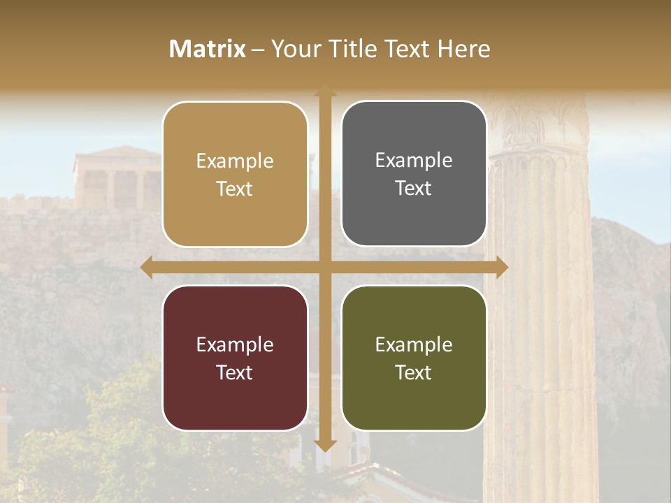 Ancient Antique Golden PowerPoint Template