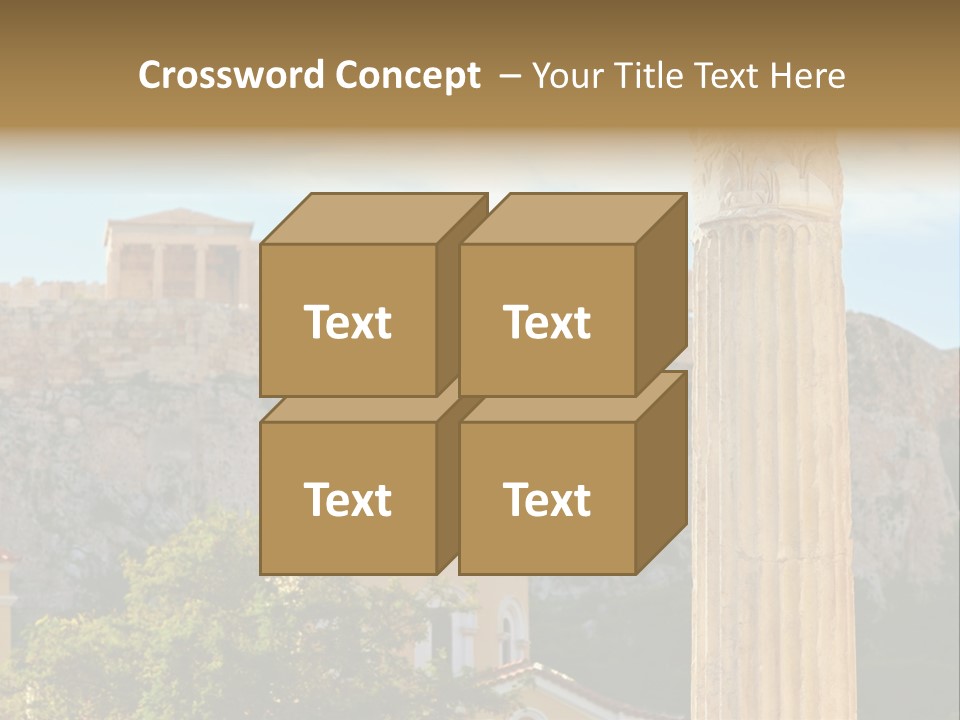 Ancient Antique Golden PowerPoint Template