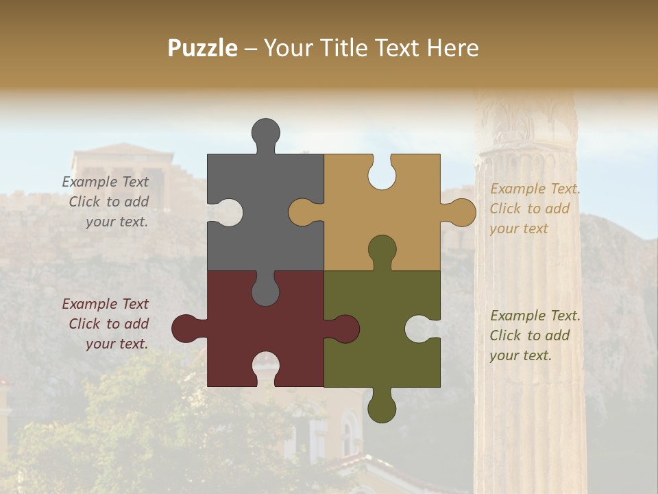 Ancient Antique Golden PowerPoint Template