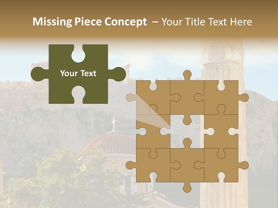 Ancient Antique Golden PowerPoint Template