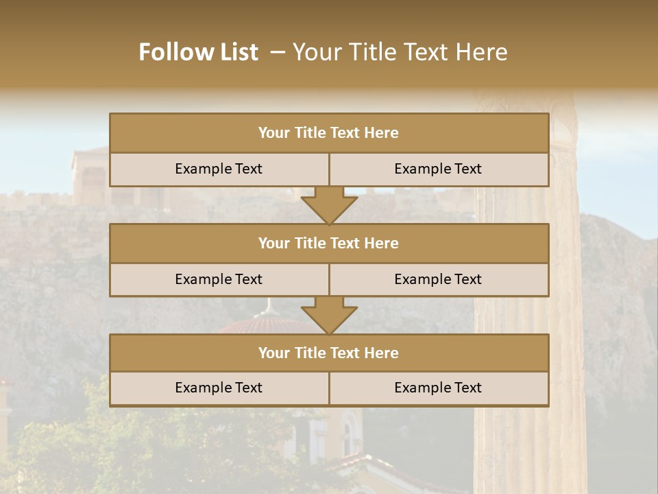 Ancient Antique Golden PowerPoint Template