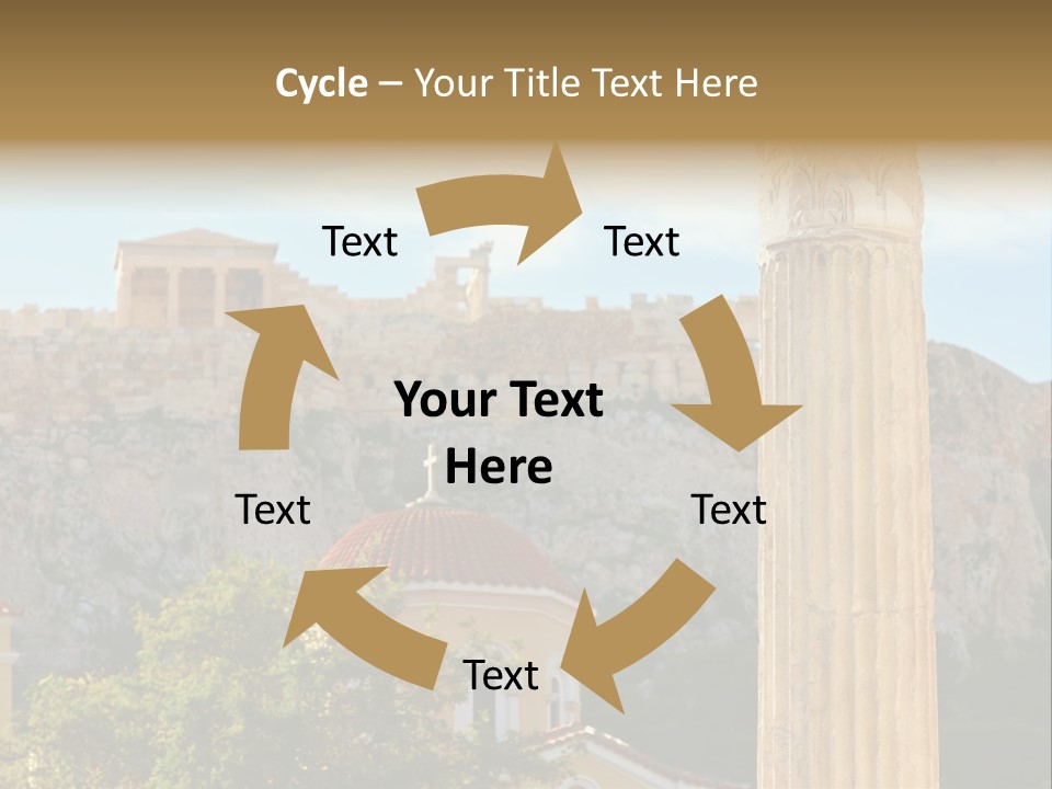 Ancient Antique Golden PowerPoint Template
