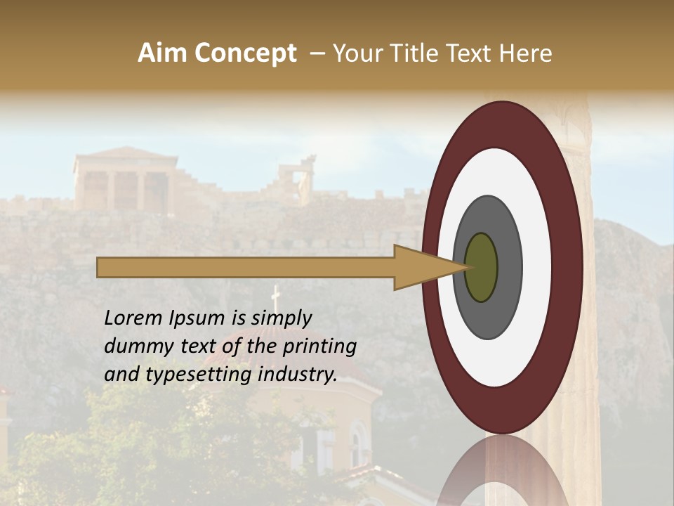 Ancient Antique Golden PowerPoint Template