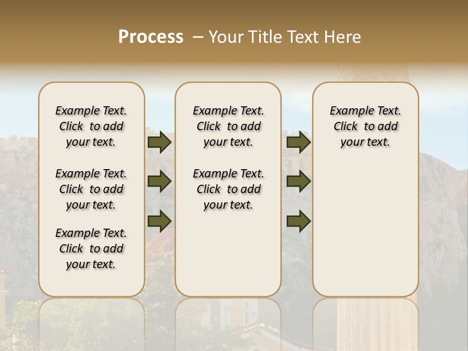 Ancient Antique Golden PowerPoint Template