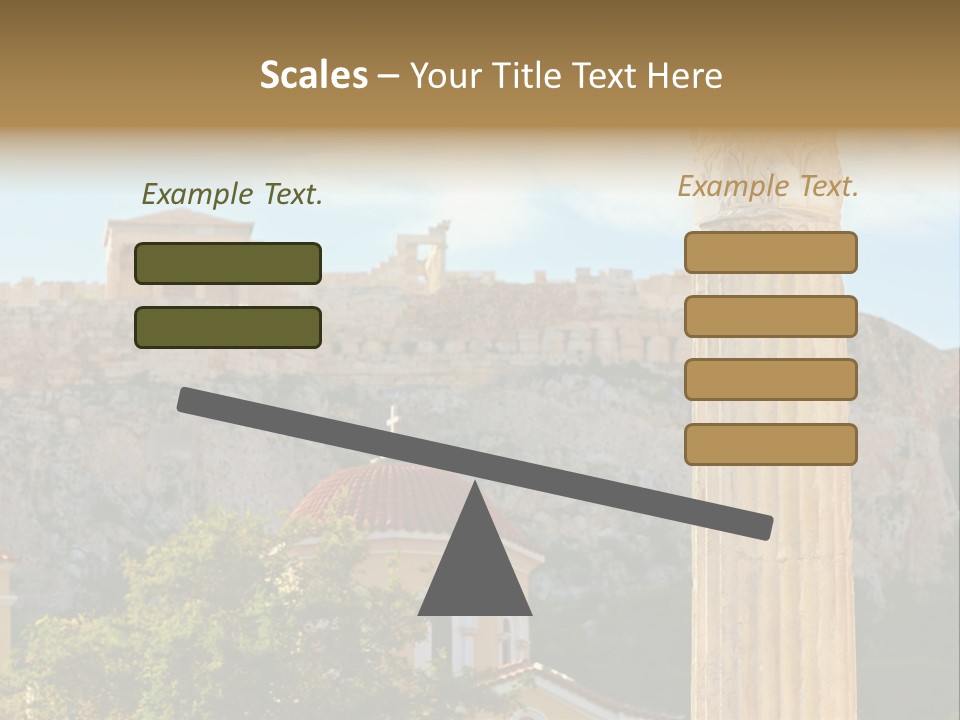 Ancient Antique Golden PowerPoint Template
