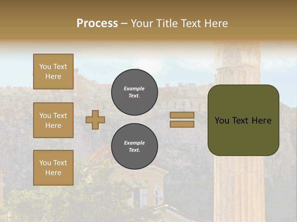 Ancient Antique Golden PowerPoint Template