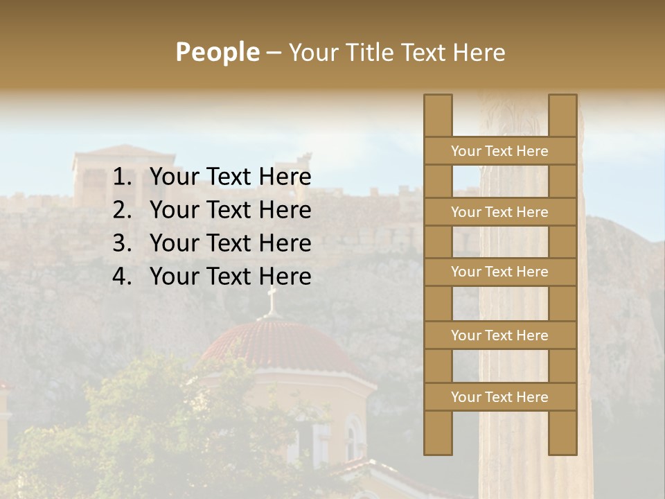 Ancient Antique Golden PowerPoint Template