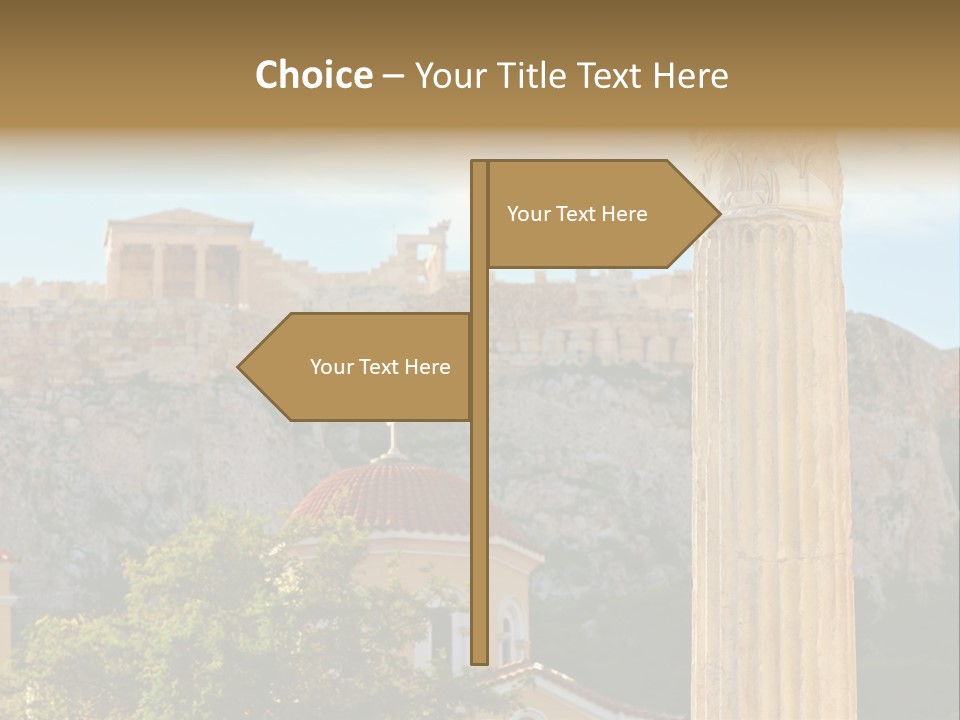 Ancient Antique Golden PowerPoint Template