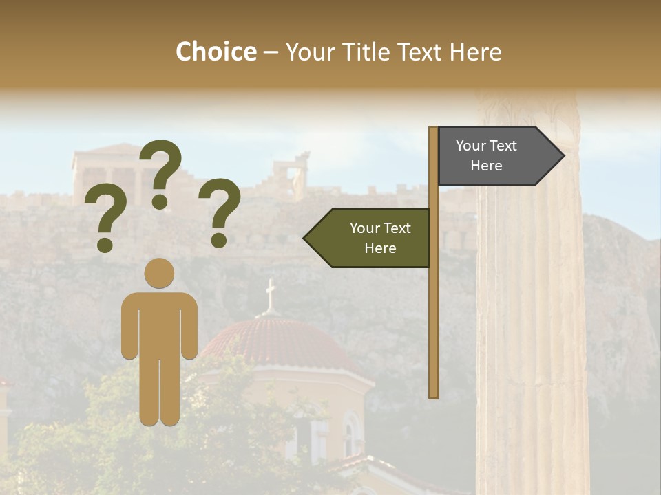 Ancient Antique Golden PowerPoint Template