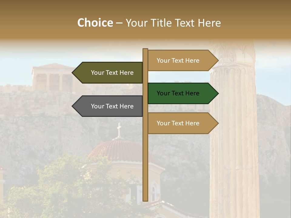 Ancient Antique Golden PowerPoint Template