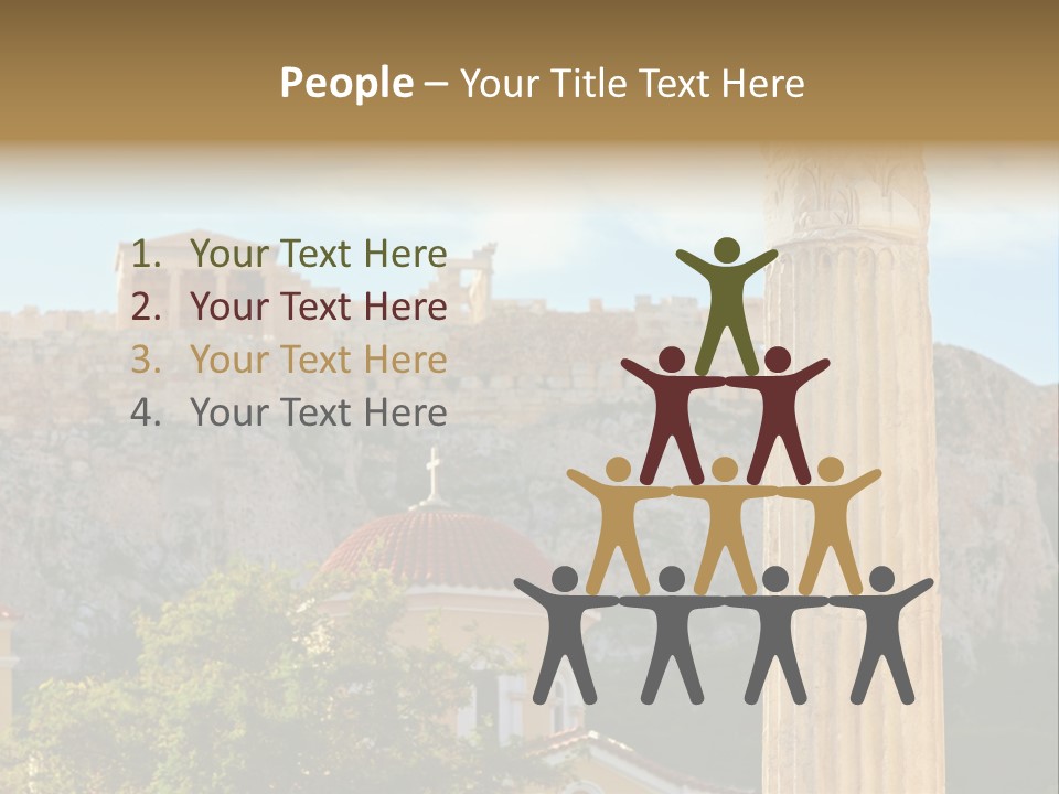 Ancient Antique Golden PowerPoint Template