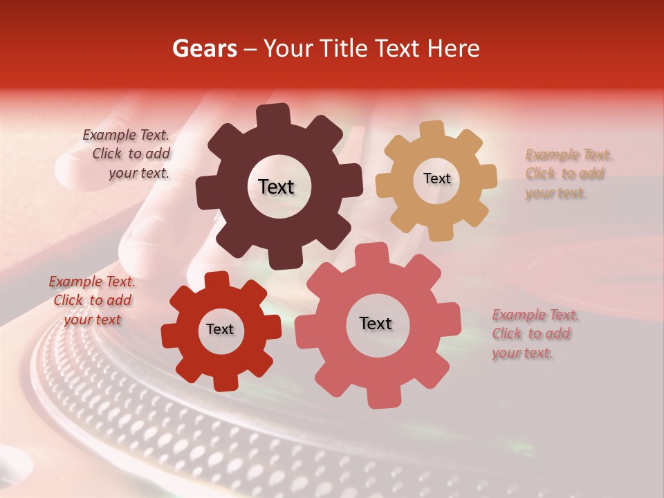 Button Nightclub Lifestyles PowerPoint Template