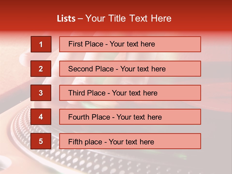 Button Nightclub Lifestyles PowerPoint Template