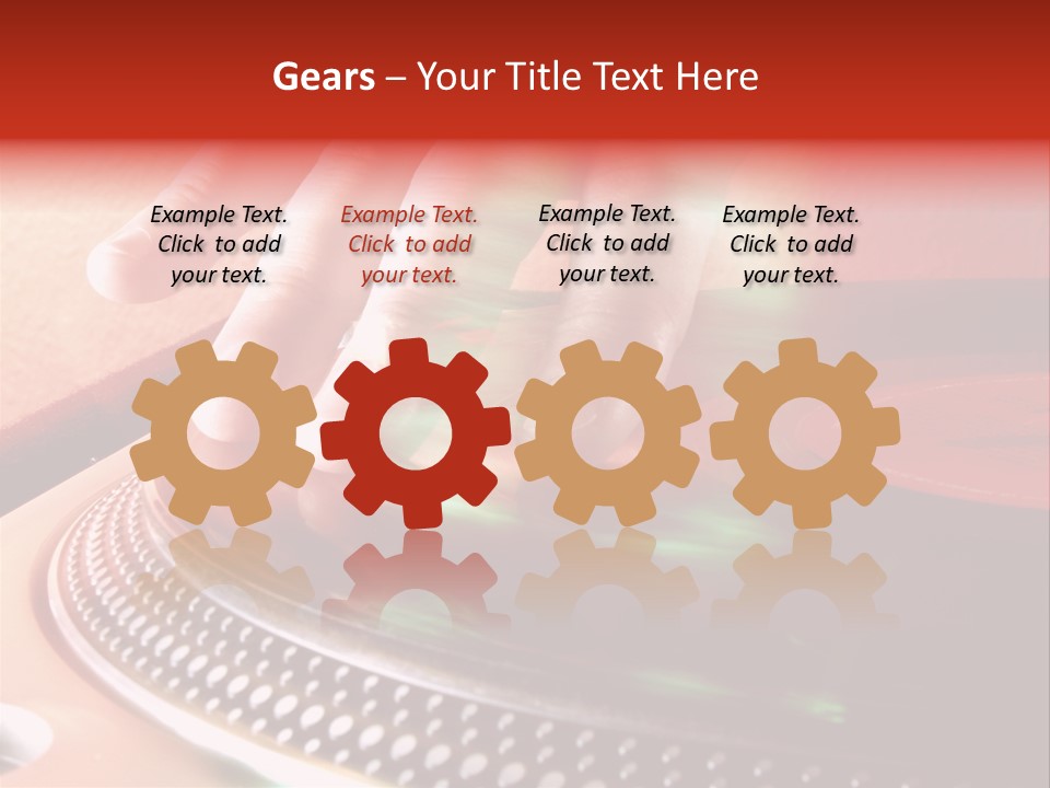 Button Nightclub Lifestyles PowerPoint Template