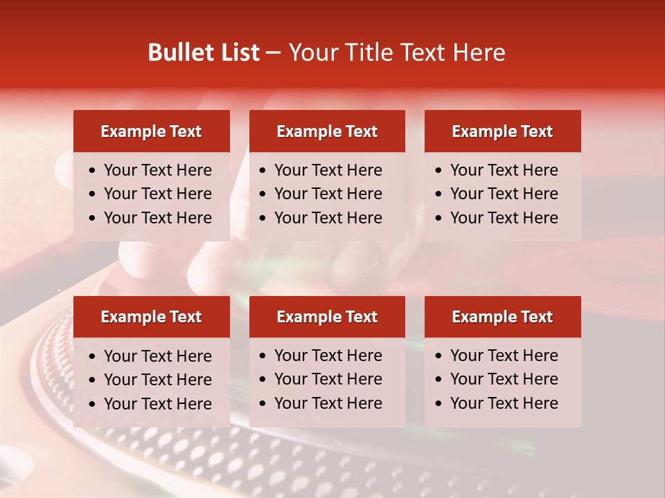 Button Nightclub Lifestyles PowerPoint Template